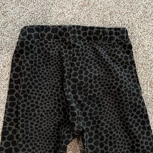 Soft surroundings women’s leggings ankle Jacquard animal print size XS